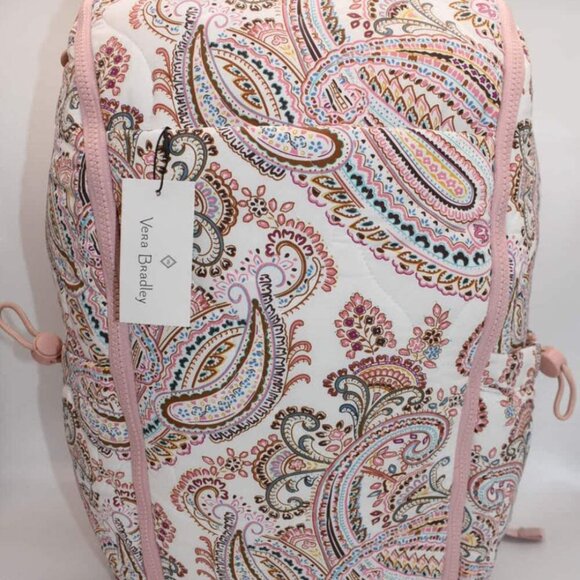 Vera Bradley Featherweight Travel Backpack in Sand Paisley - Picture 2 of 8